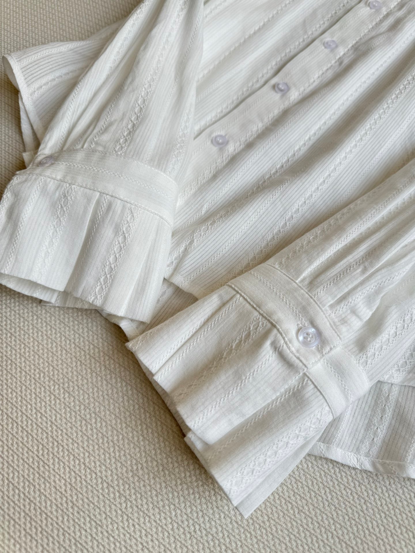 25fw Mushroom border shirt