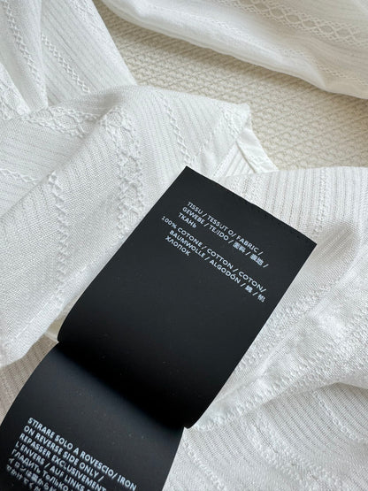 25fw Mushroom border shirt