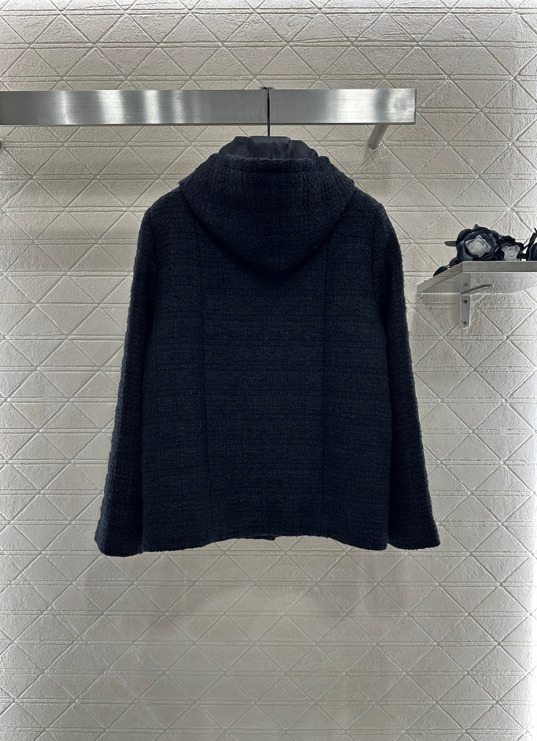 25fw Detachable hooded woolen jacket
