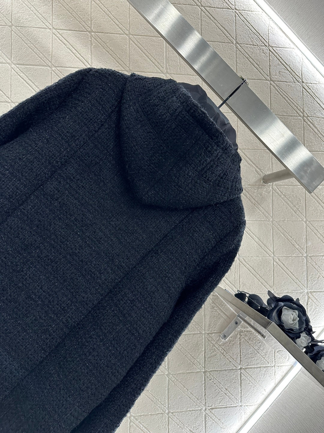 25fw Detachable hooded woolen jacket