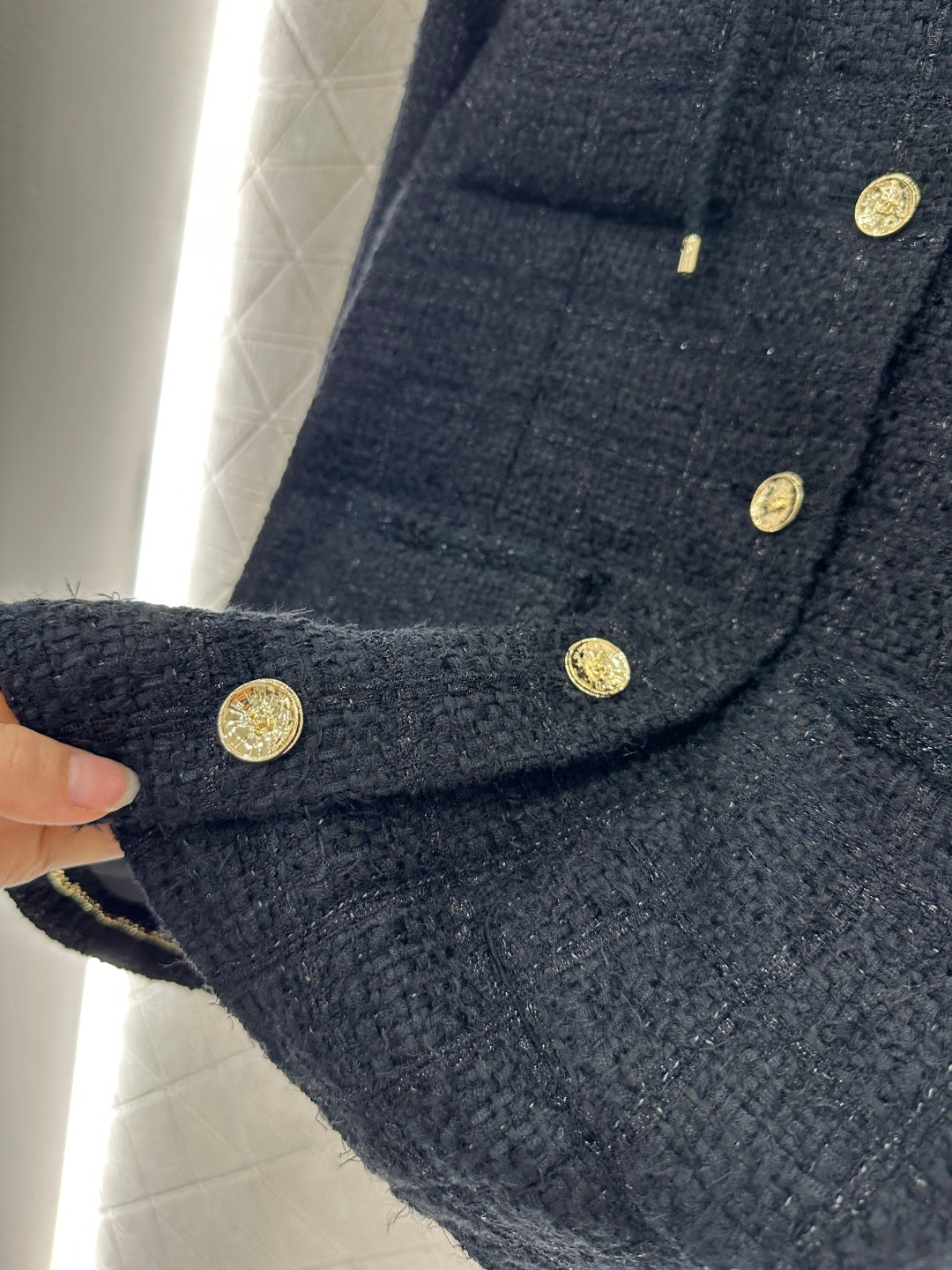 25fw Detachable hooded woolen jacket