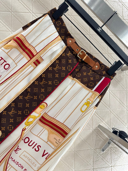 25fw Mid length skirt set