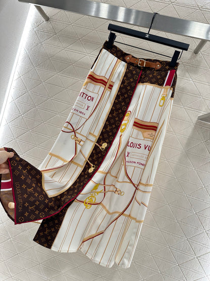 25fw Mid length skirt set