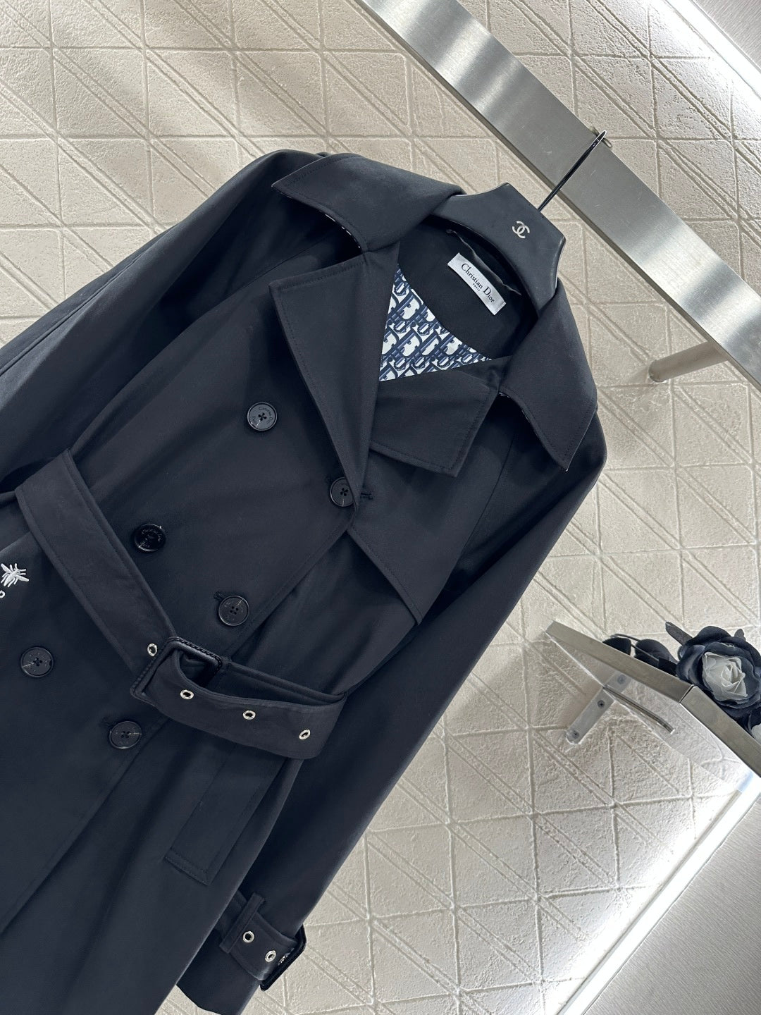 25fw Collar belt windbreaker jacket