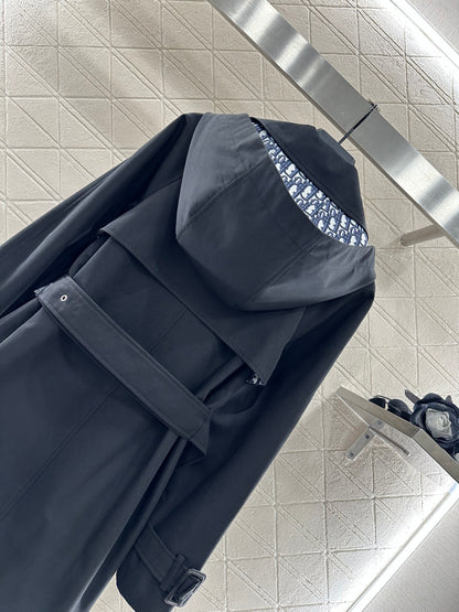 25fw Collar belt windbreaker jacket