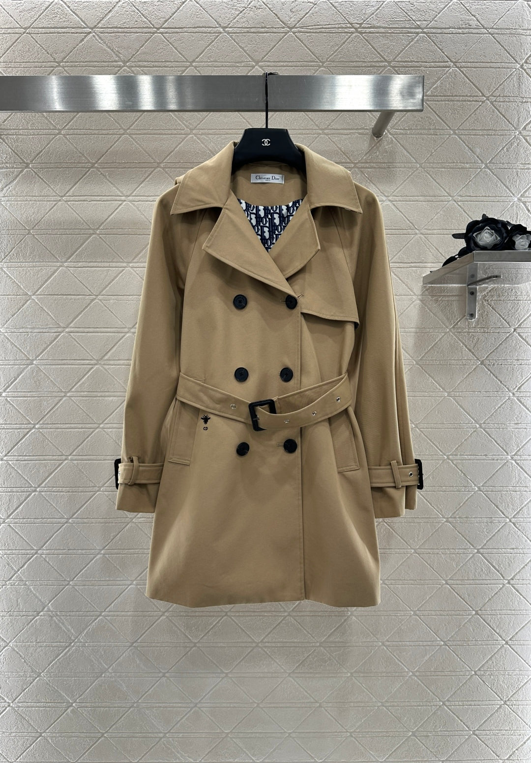 25fw Collar belt windbreaker jacket