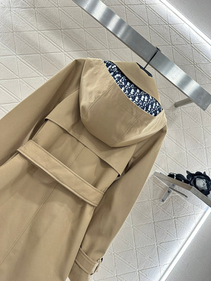 25fw Collar belt windbreaker jacket