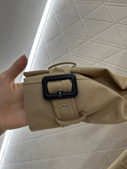 25fw Collar belt windbreaker jacket