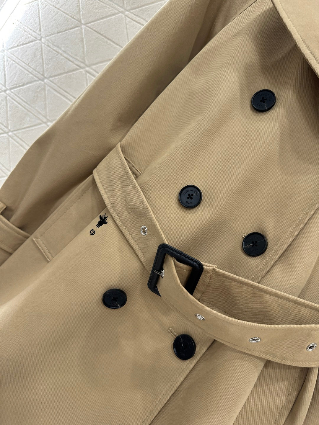 25fw Collar belt windbreaker jacket