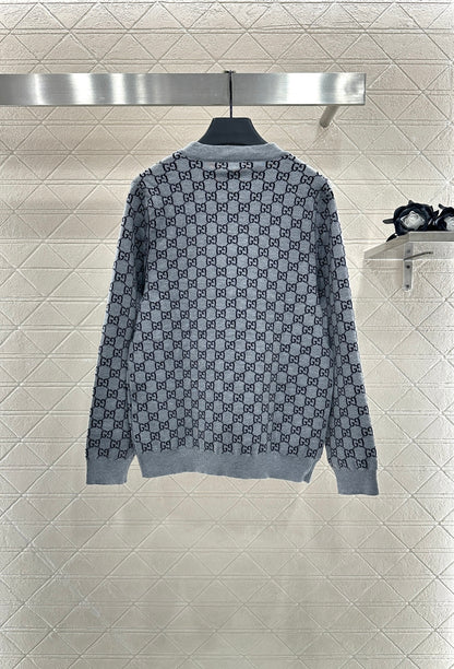 25fw Flower knitted cardigan