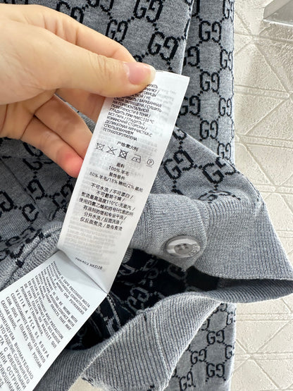 25fw Flower knitted cardigan