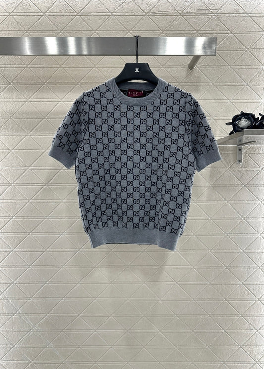 25fw Wear knitted short sleeves on both sides