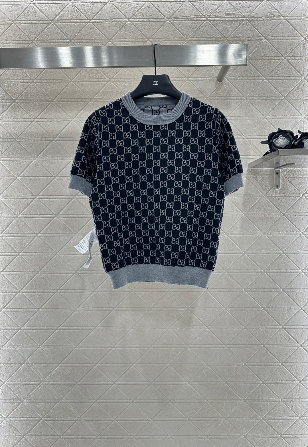 25fw Wear knitted short sleeves on both sides