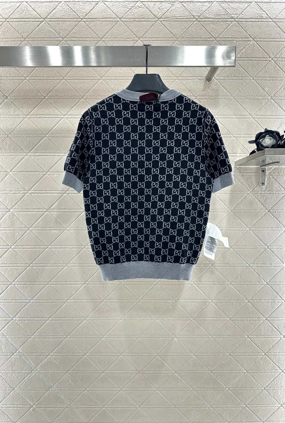 25fw Wear knitted short sleeves on both sides