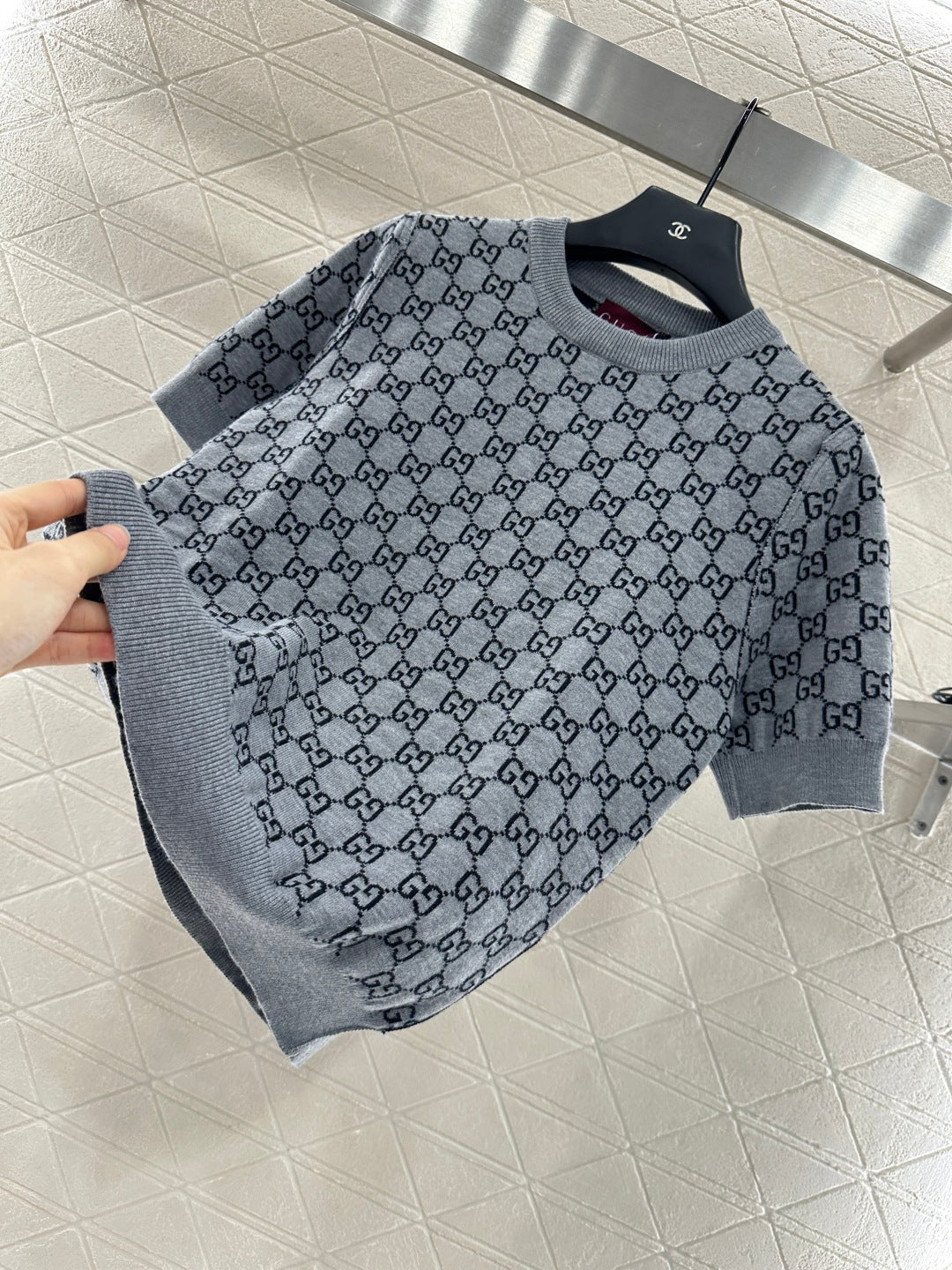 25fw Wear knitted short sleeves on both sides