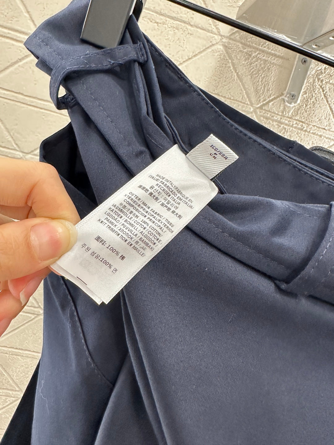 25fw Perforated waist belt high waisted umbrella skirt