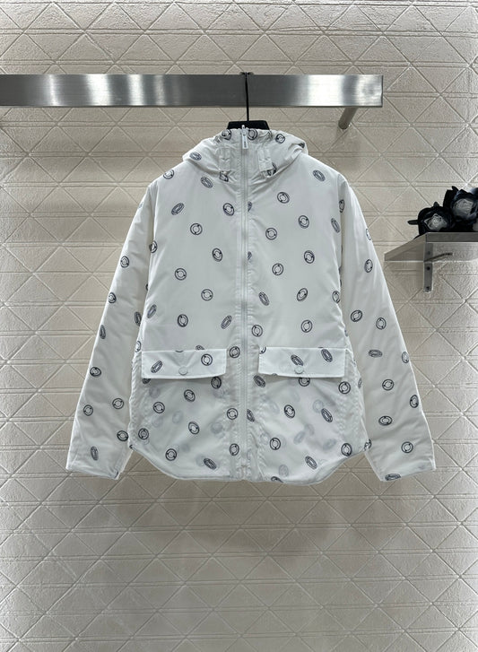 25fw Hide hood, wear cotton jacket on both sides