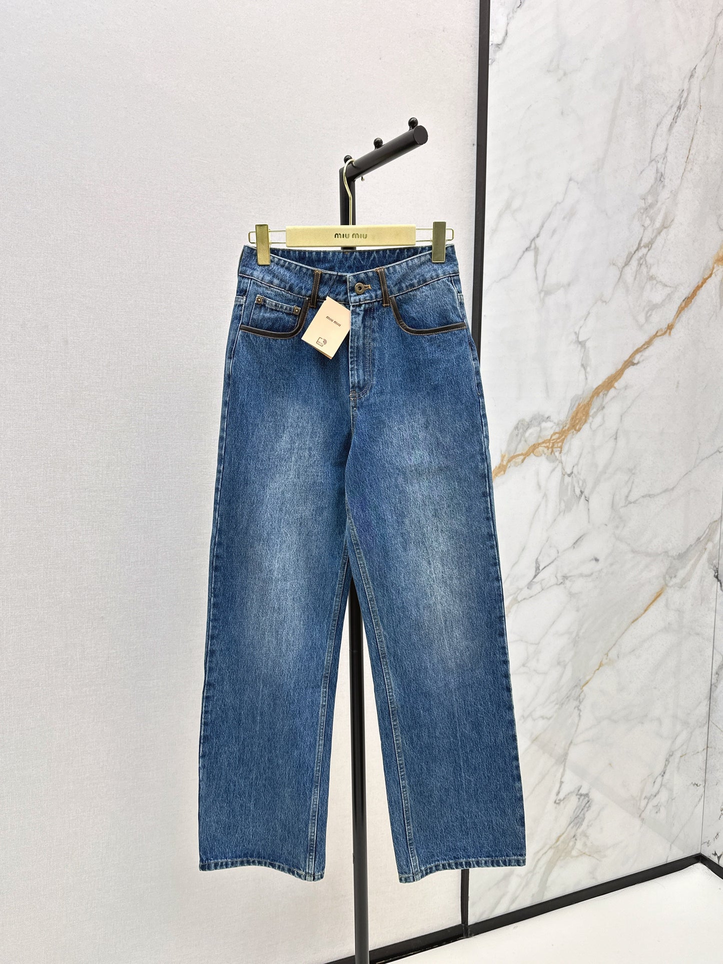 25fw Contrasting jeans