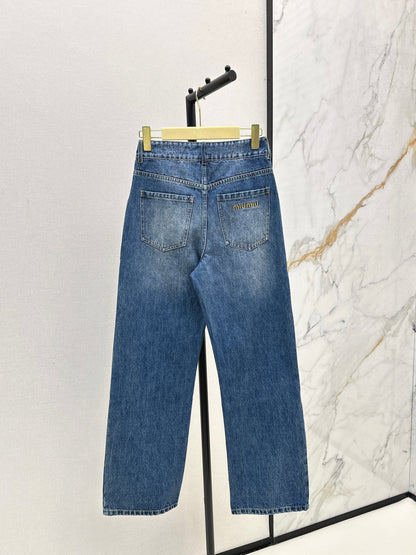 25fw Contrasting jeans