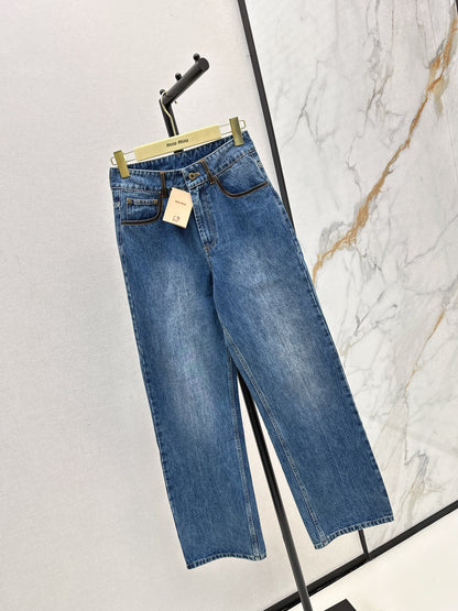 25fw Contrasting jeans