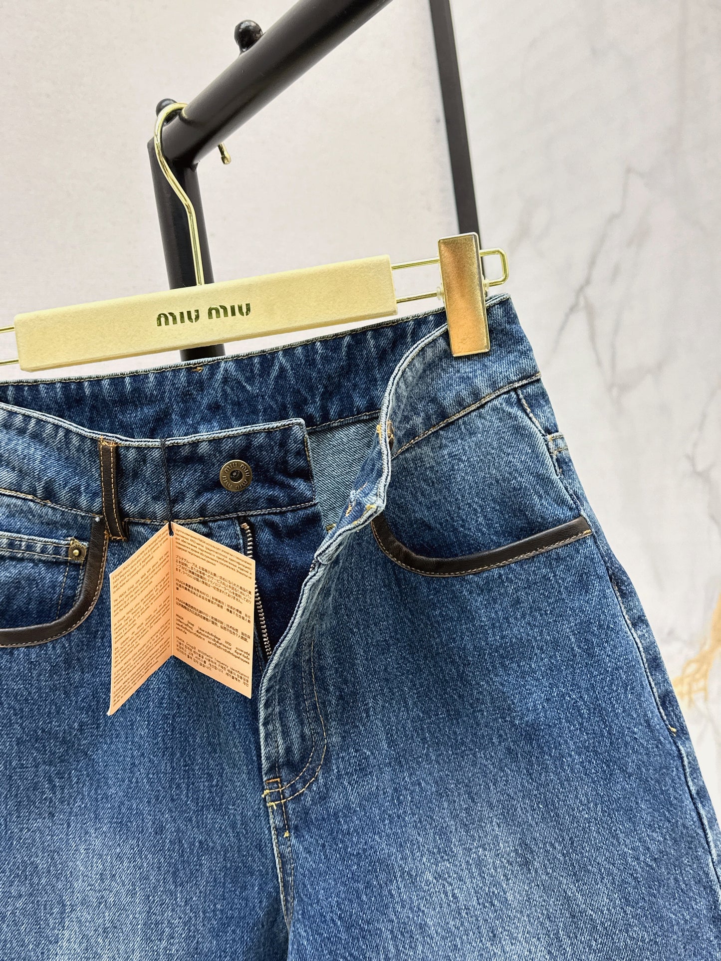 25fw Contrasting jeans