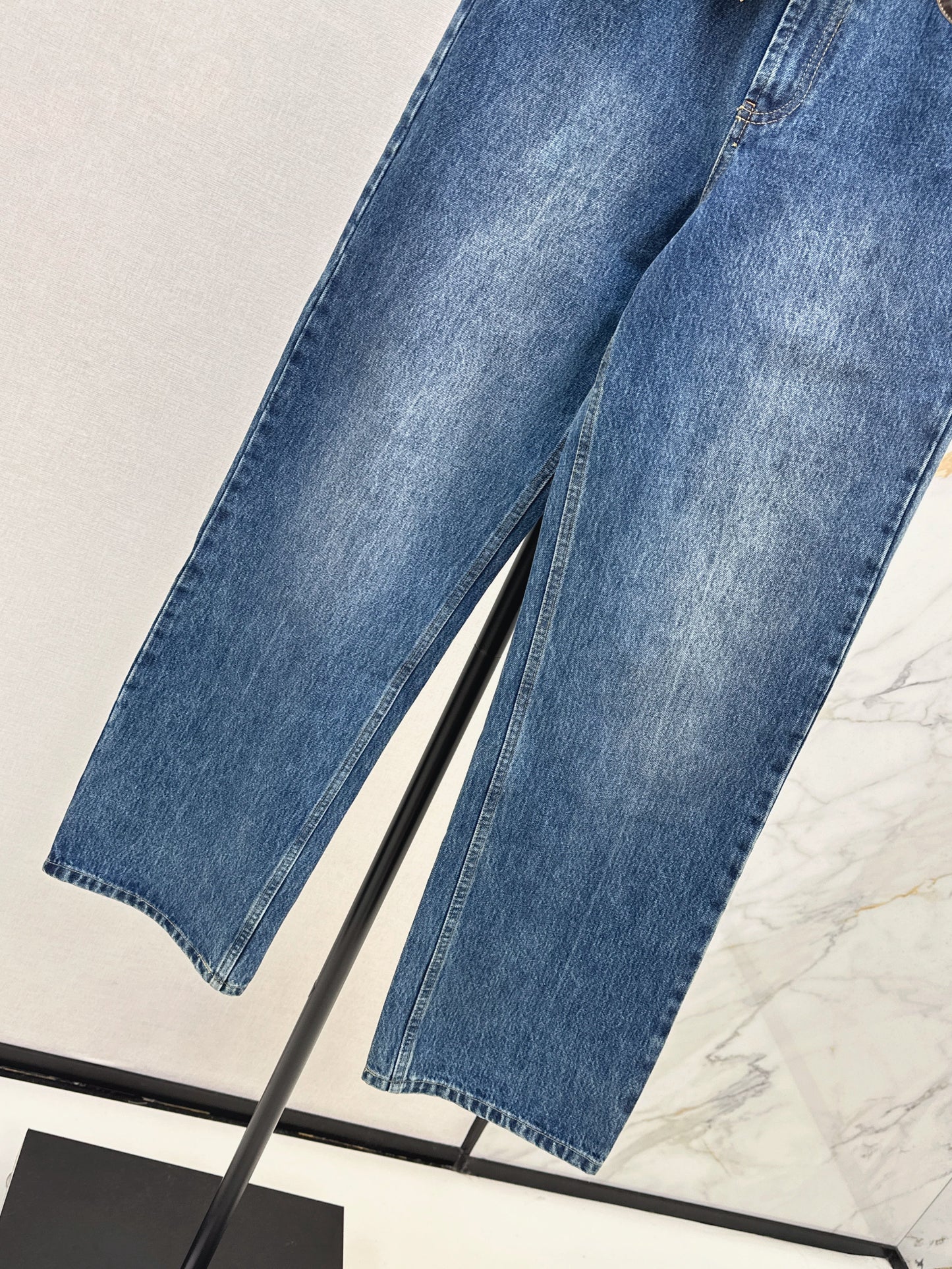 25fw Contrasting jeans