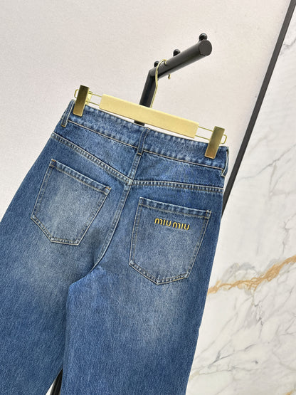 25fw Contrasting jeans