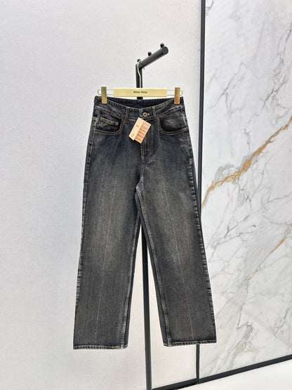 25fw Contrasting jeans
