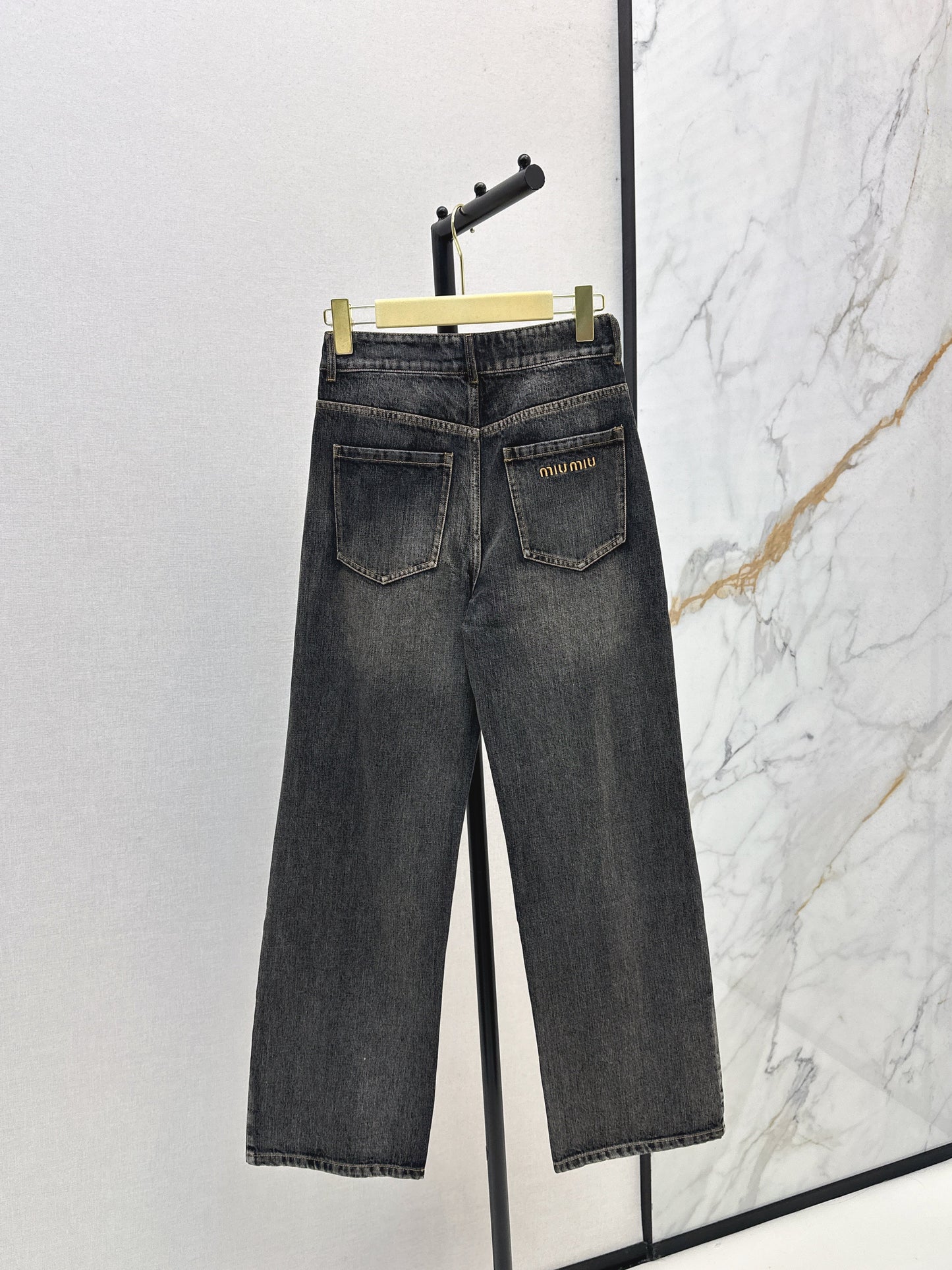 25fw Contrasting jeans