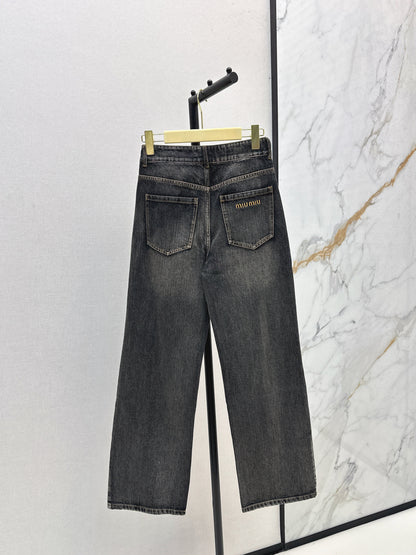 25fw Contrasting jeans