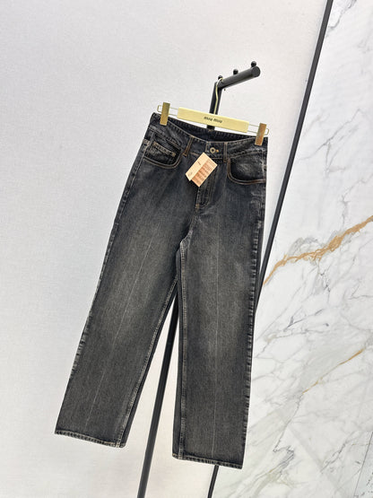 25fw Contrasting jeans