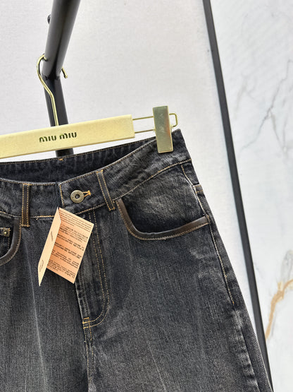 25fw Contrasting jeans