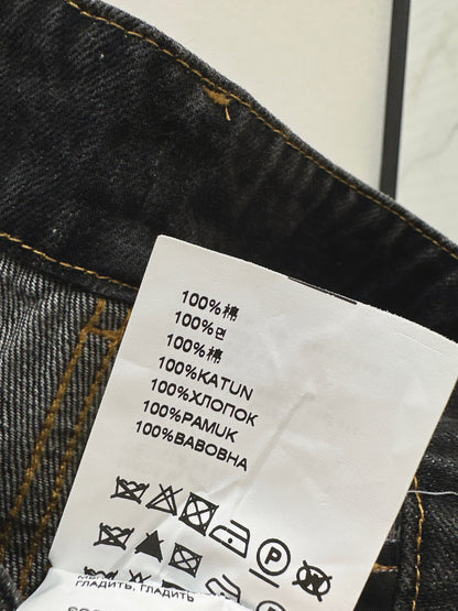 25fw Contrasting jeans