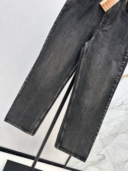 25fw Contrasting jeans