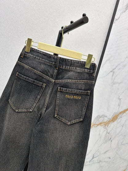 25fw Contrasting jeans