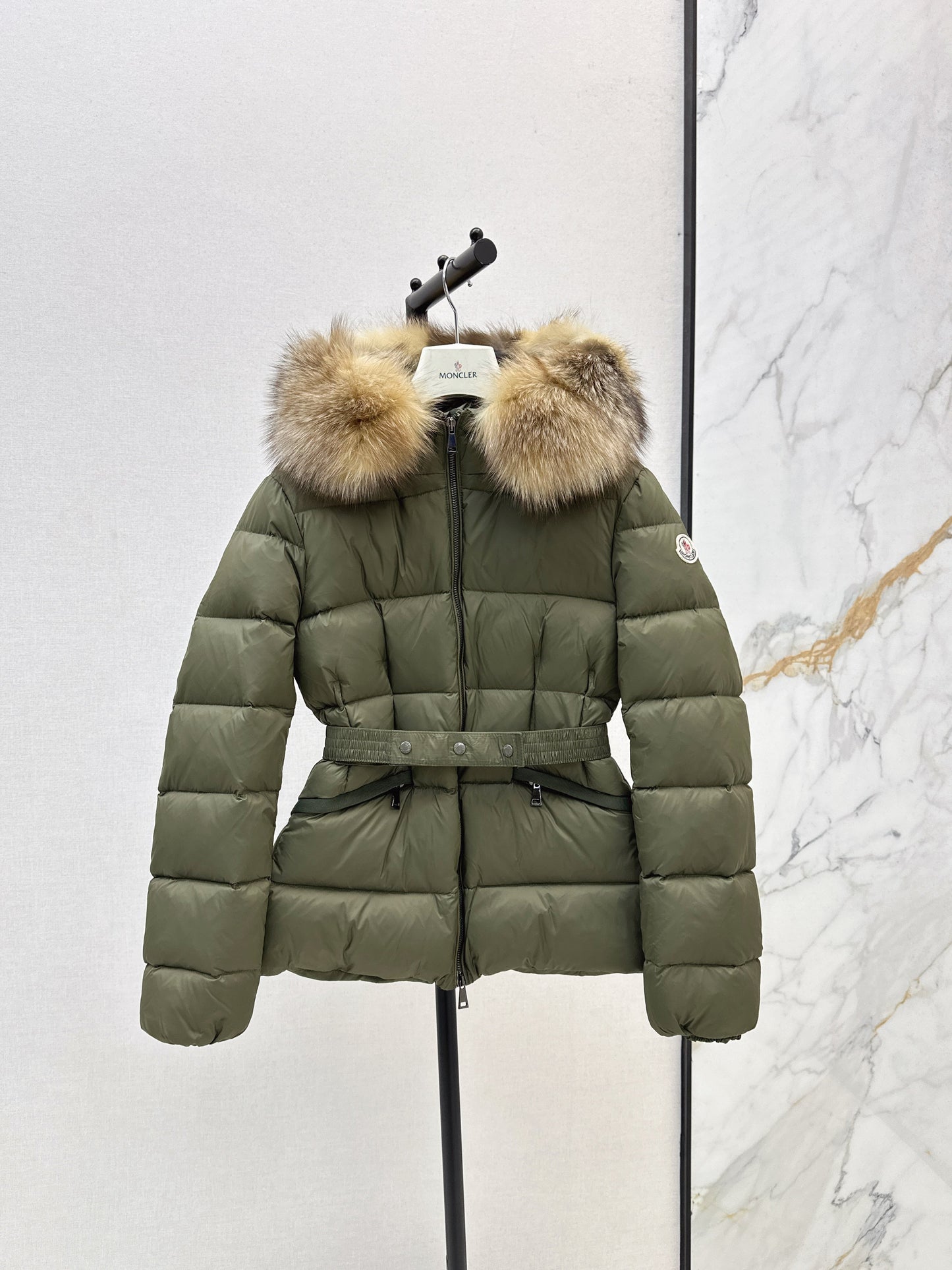 25fw Hooded short down jacket