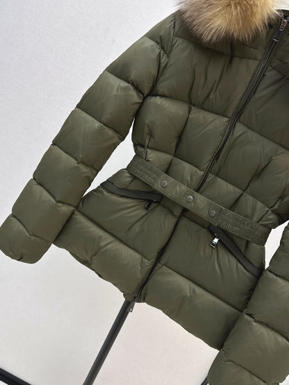25fw Hooded short down jacket