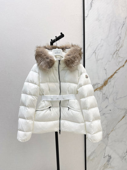 25fw Hooded short down jacket
