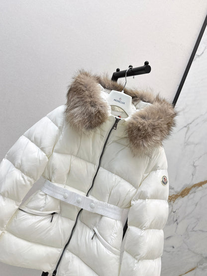 25fw Hooded short down jacket