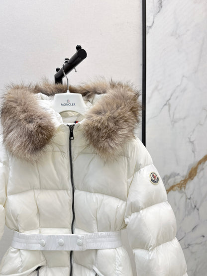 25fw Hooded short down jacket