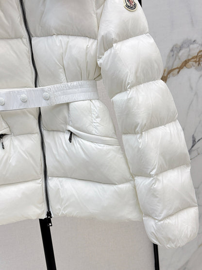 25fw Hooded short down jacket