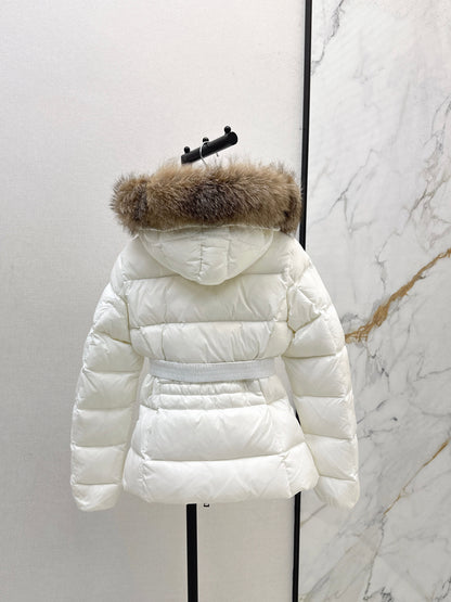 25fw Hooded short down jacket