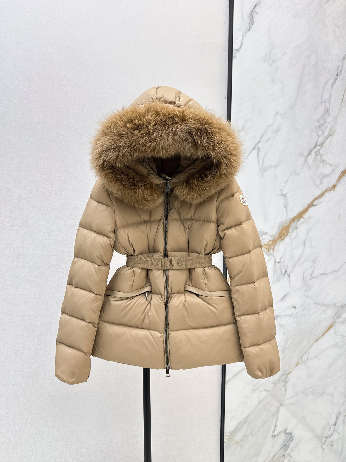25fw Hooded short down jacket