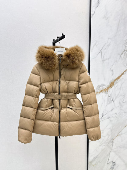 25fw Hooded short down jacket