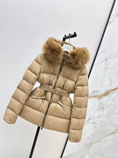 25fw Hooded short down jacket