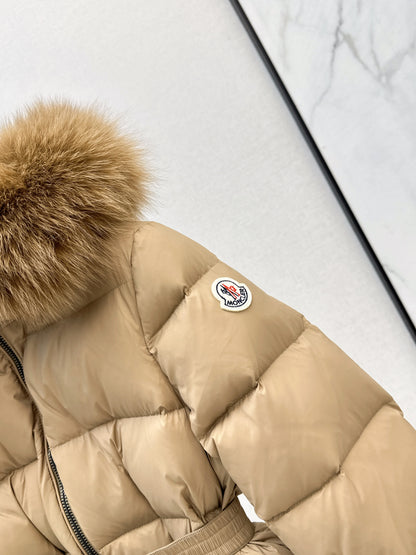 25fw Hooded short down jacket