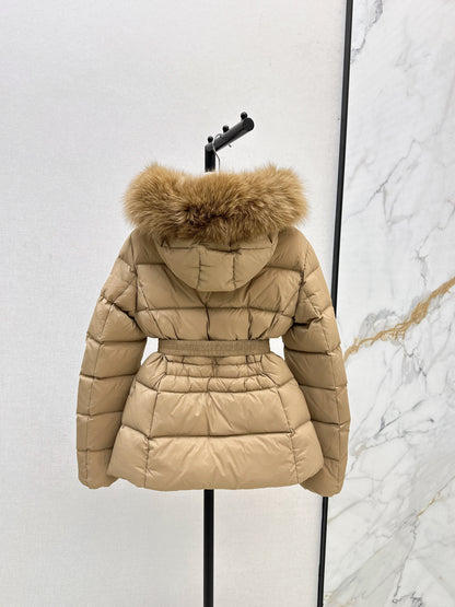 25fw Hooded short down jacket
