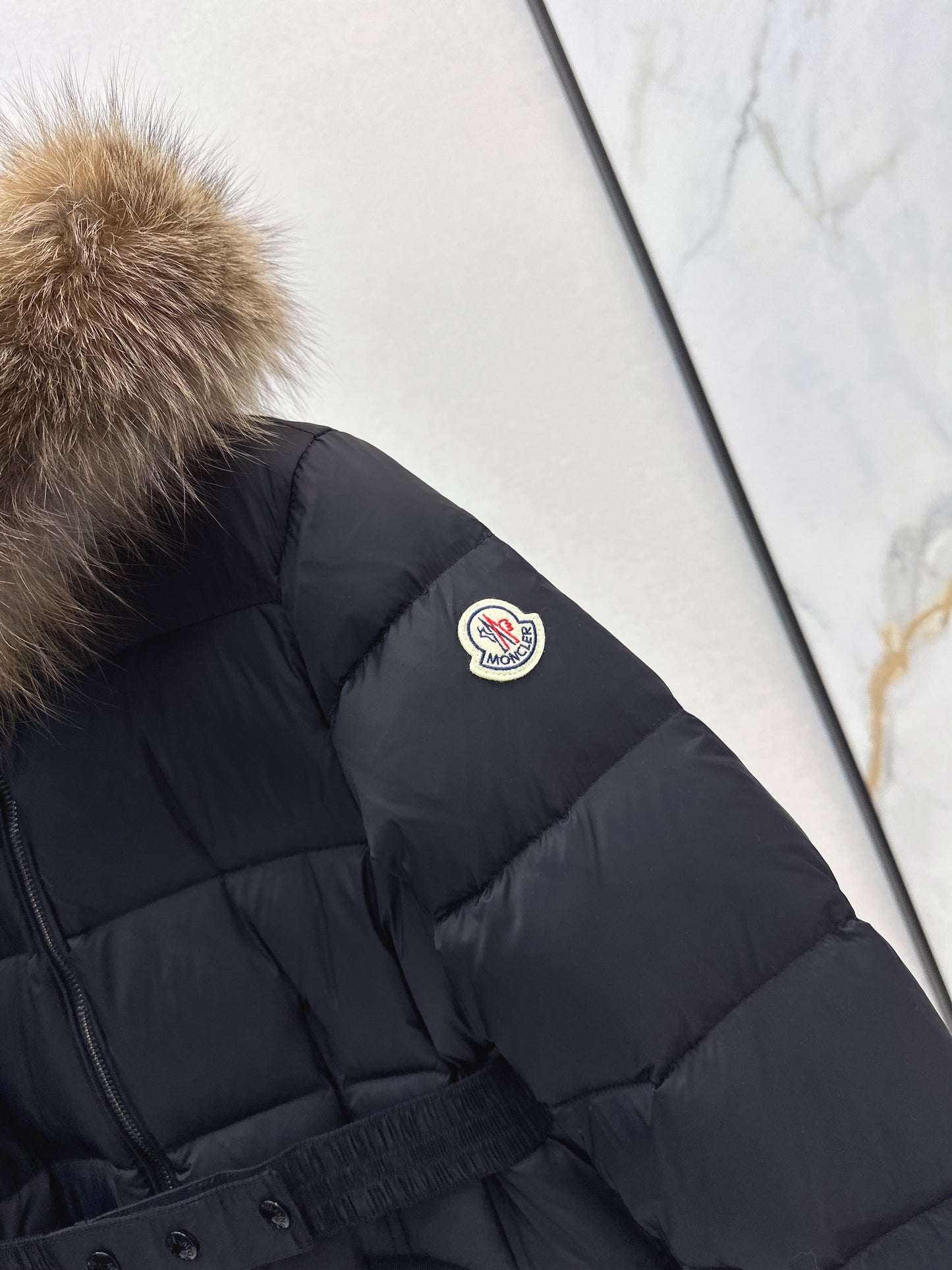 25fw Hooded short down jacket