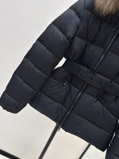 25fw Hooded short down jacket