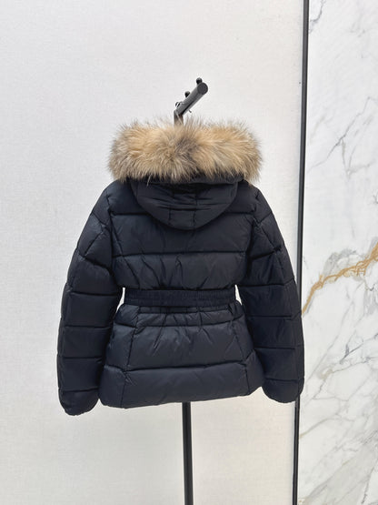 25fw Hooded short down jacket